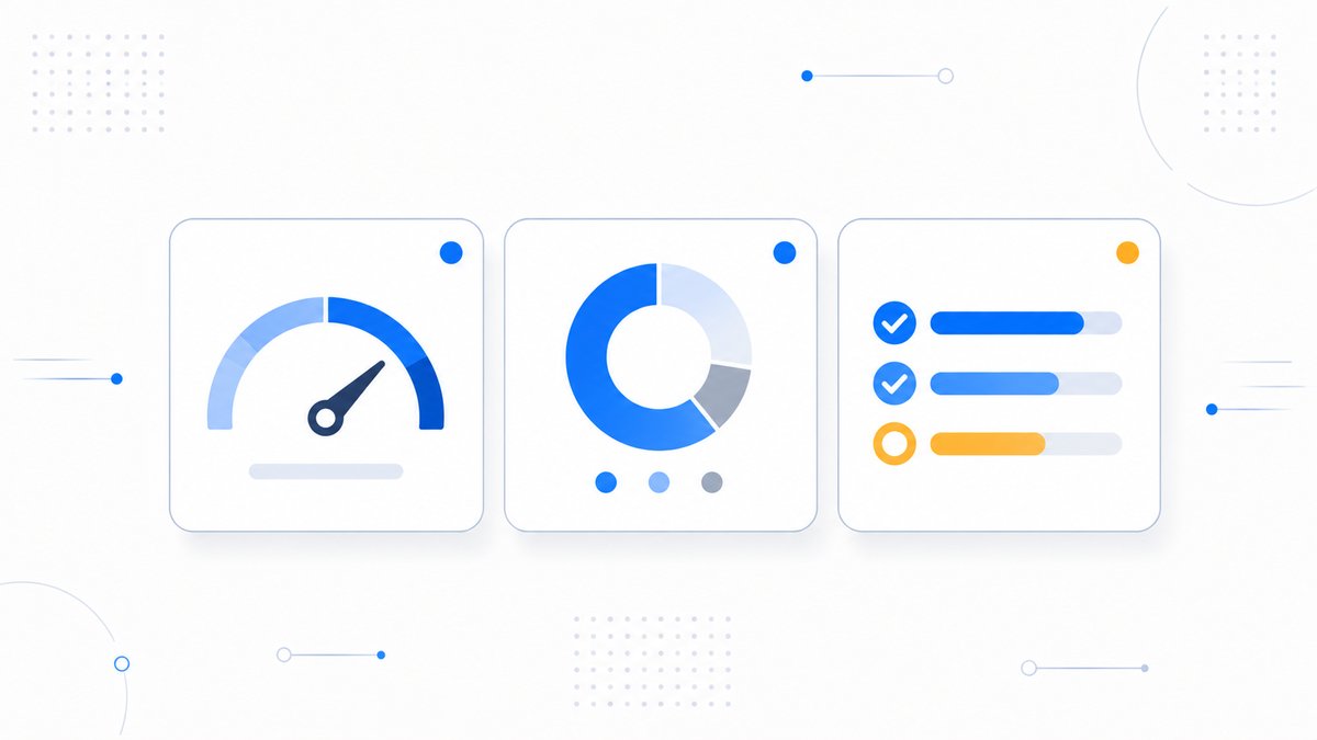 Simple dashboard showing speed to lead, lead-to-booking rate, and follow-up completion for a service business
